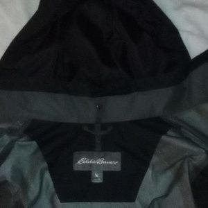 Women's xl black Eddie Bauer rain jacket